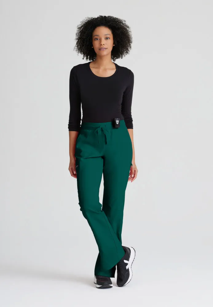 Tall Kim 3-Pocket Mid-Rise Straight Leg Scrub Pant