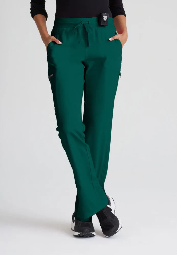 Tall Kim 3-Pocket Mid-Rise Straight Leg Scrub Pant