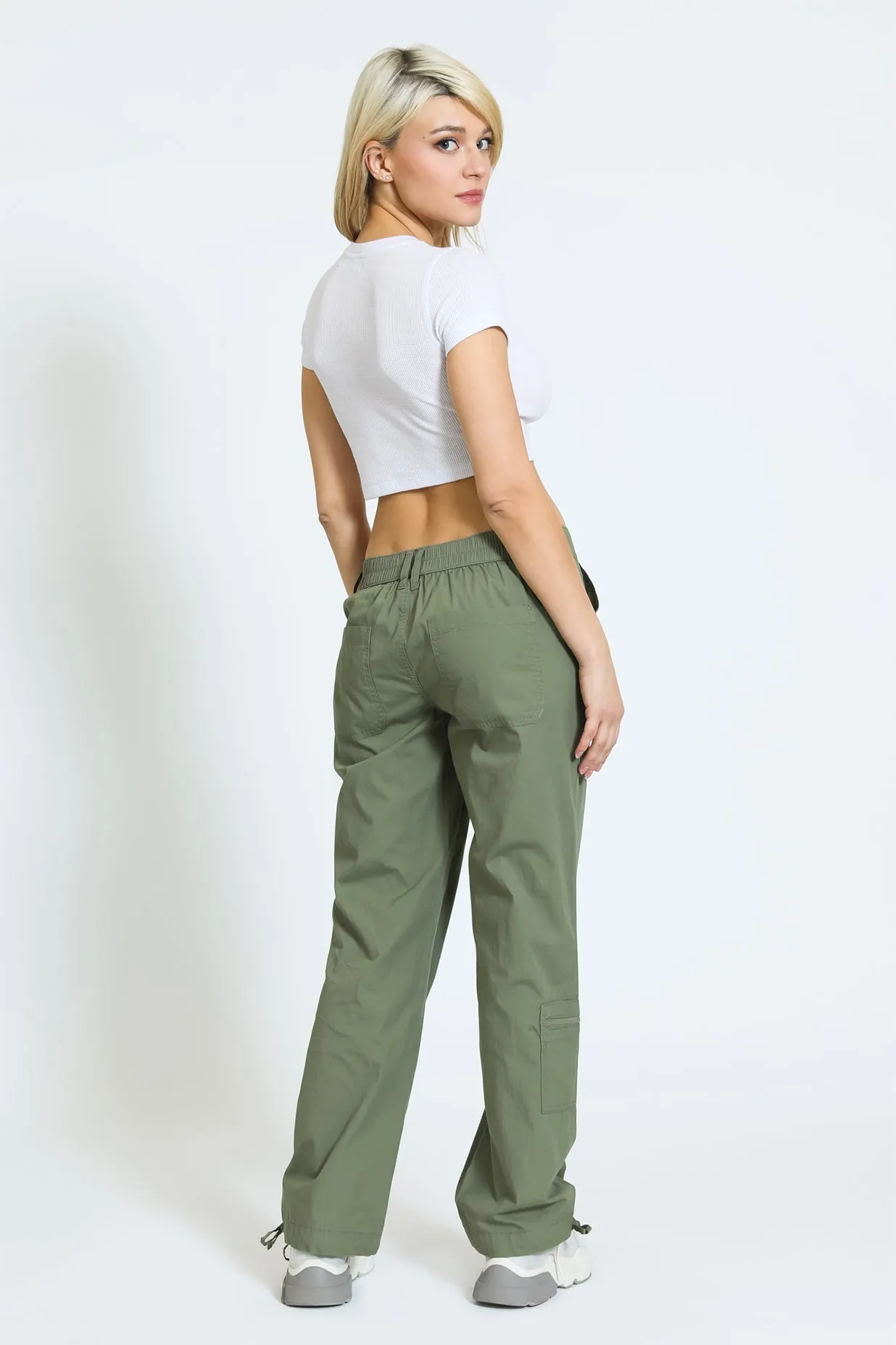 TRACY CARGO PANT - MARTINI OLIVE