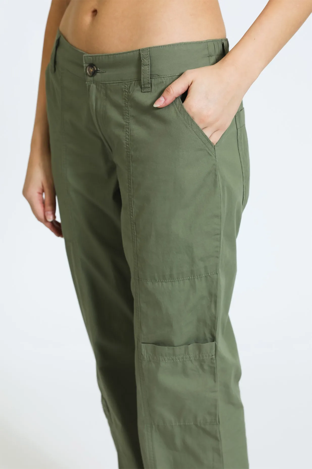 TRACY CARGO PANT - MARTINI OLIVE