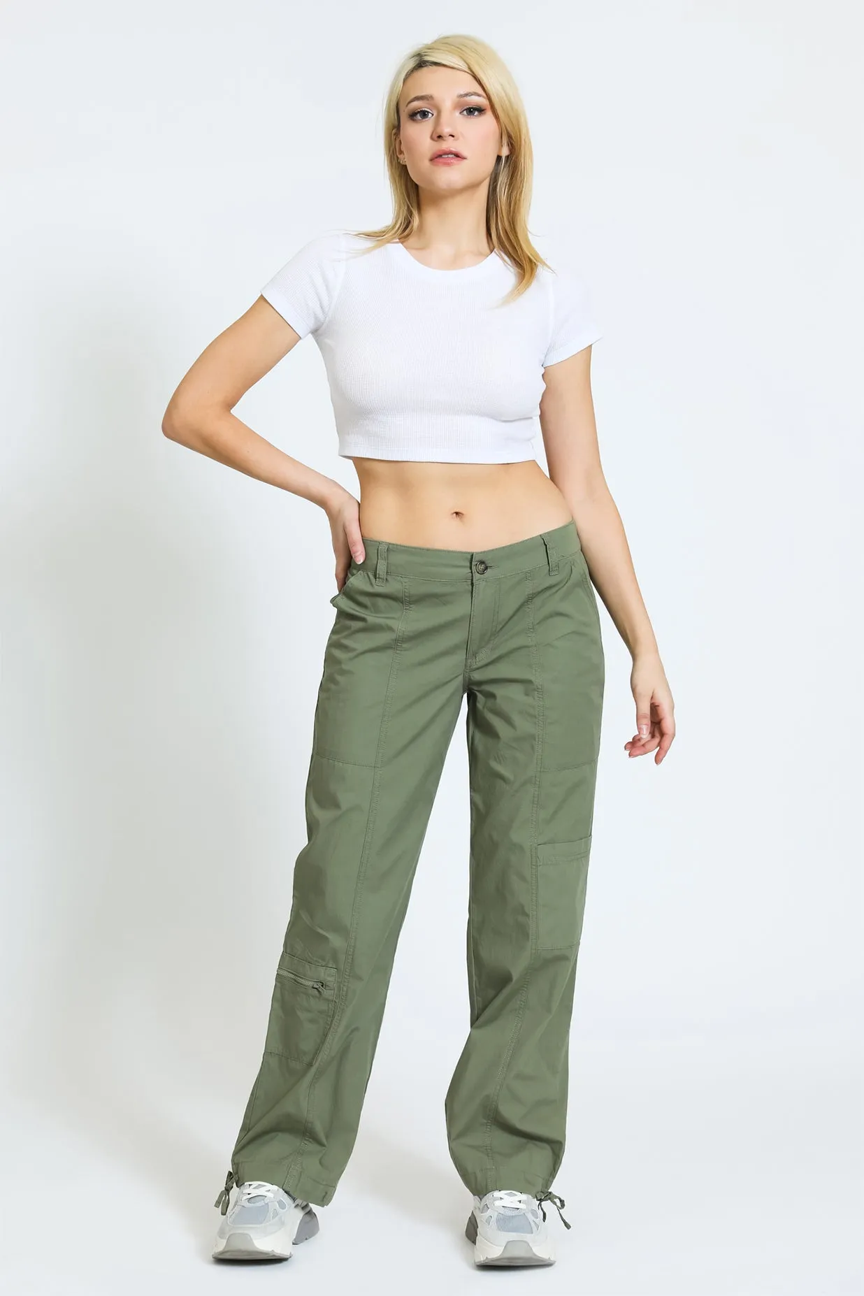 TRACY CARGO PANT - MARTINI OLIVE