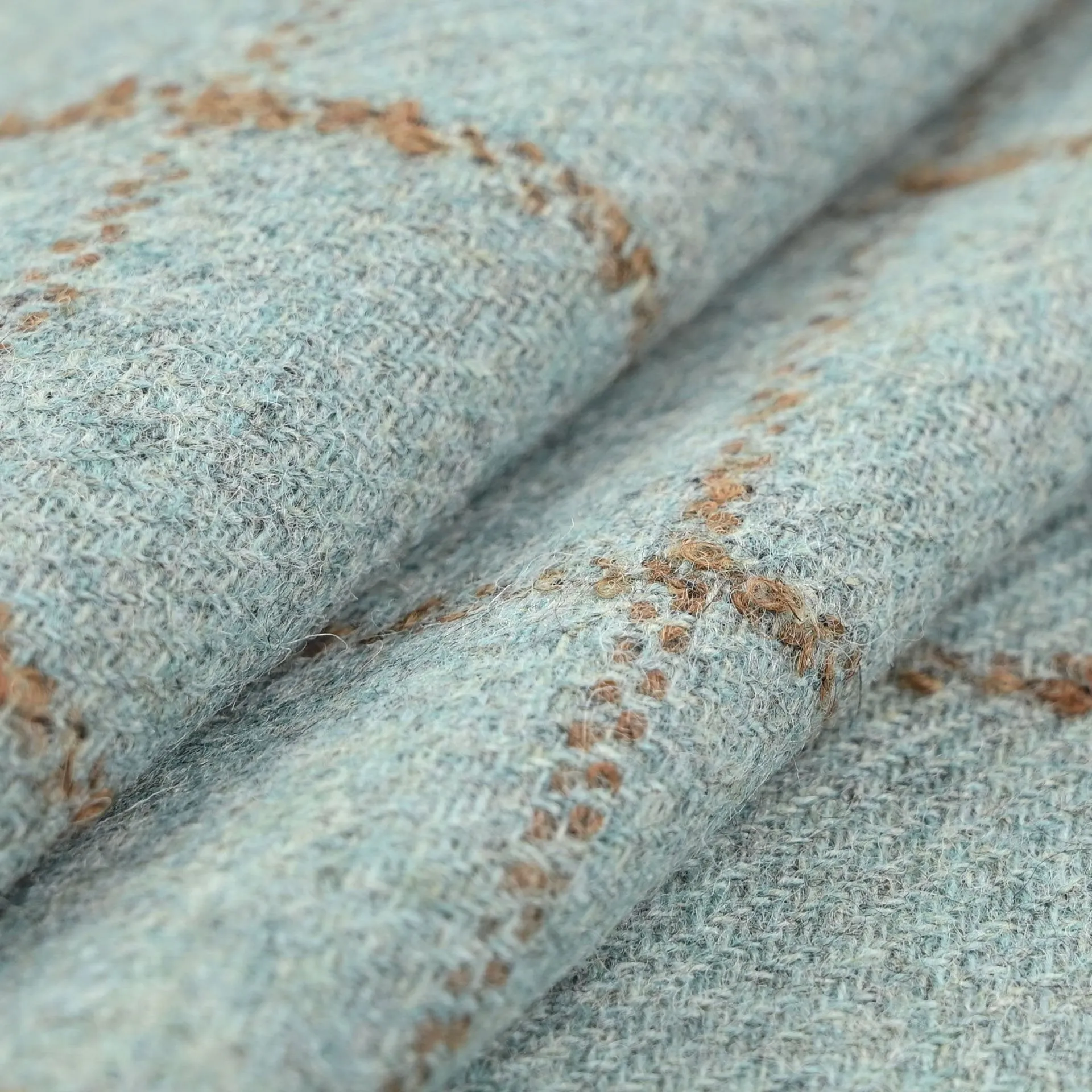 Turquoise Check Coating Fabric 4809