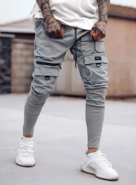 Utility Cargo Pants V7 in Grey