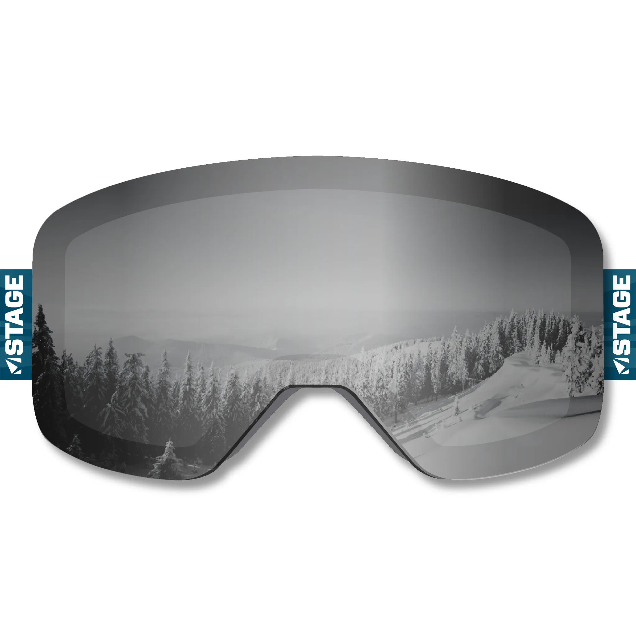 Vermont Adaptive Frameless Prop Ski Goggle - Mirror Chrome Smoke Lens