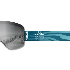 Vermont Adaptive Frameless Prop Ski Goggle - Mirror Chrome Smoke Lens