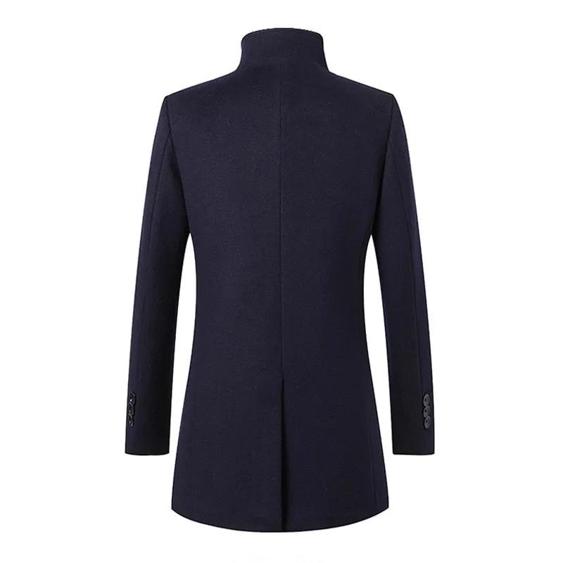 West Louis™ Elegant Wool Long Coat