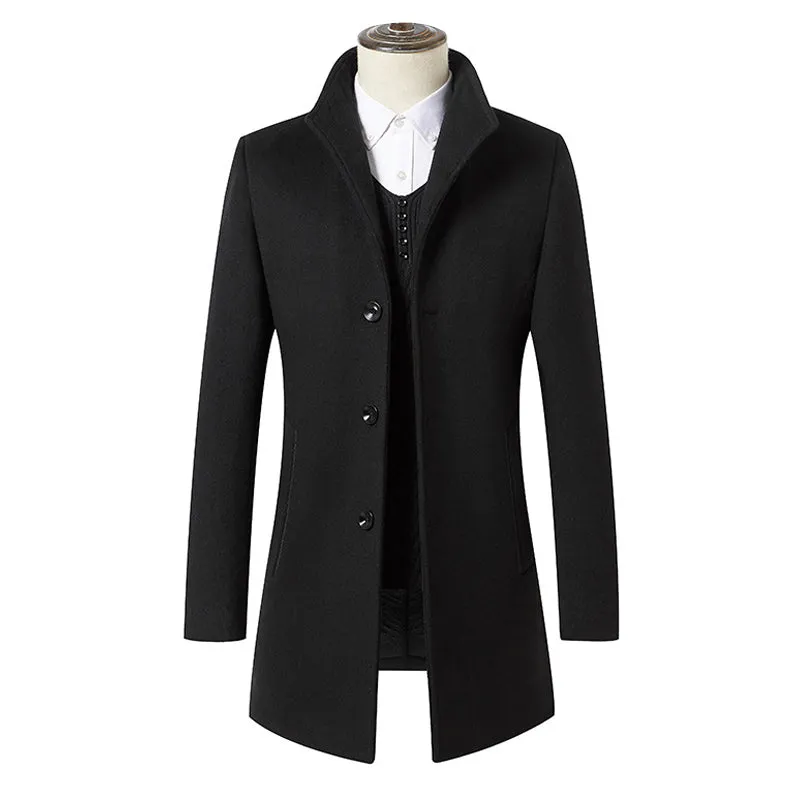 West Louis™ Elegant Wool Long Coat