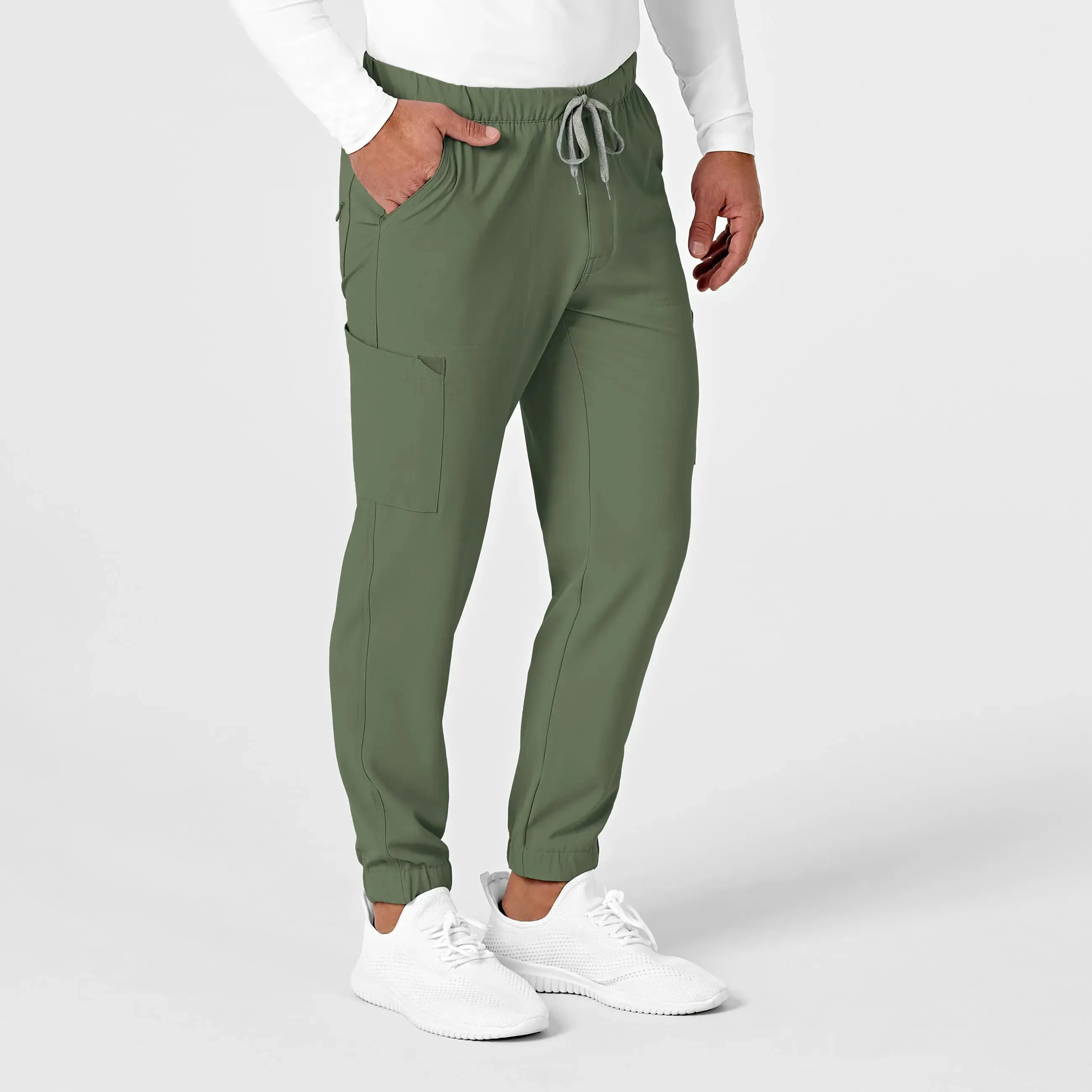 Wink Men's Jogger Scrub Pant - Olive