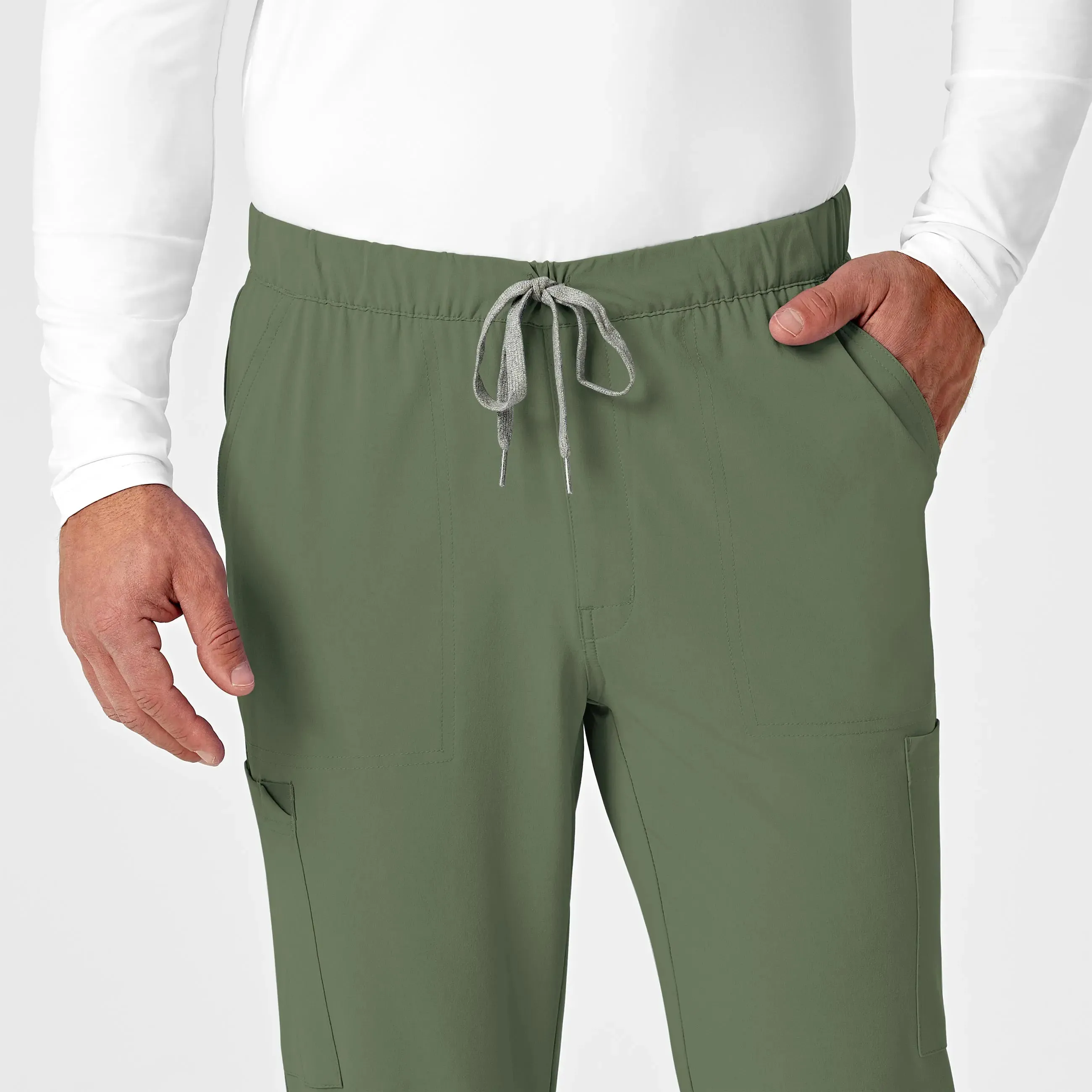 Wink Men's Jogger Scrub Pant - Olive