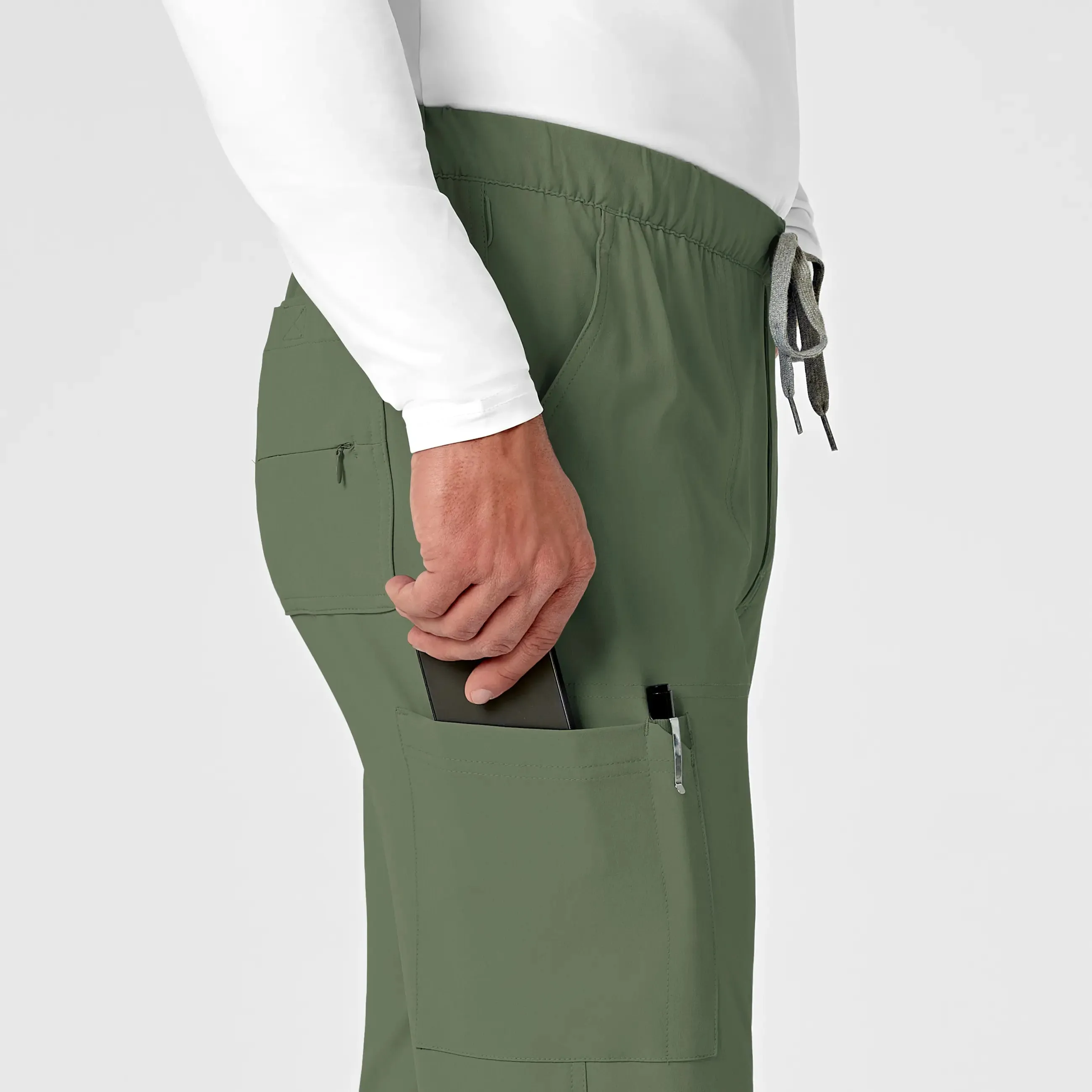 Wink Men's Jogger Scrub Pant - Olive