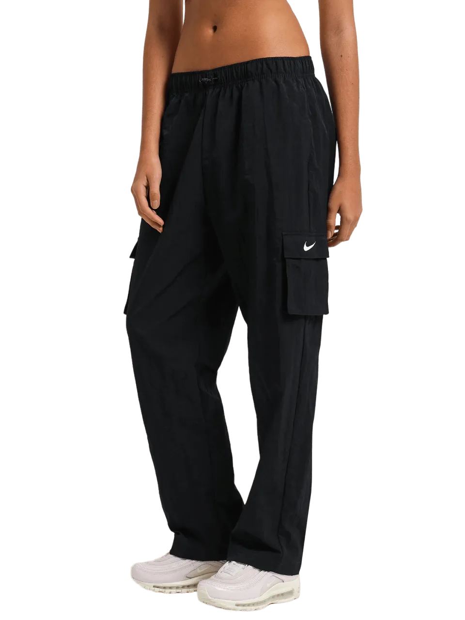 Women's High-Rise Woven Cargo Pants (DO7209-010)