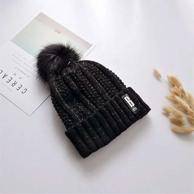 Wool Knitted Hats Women INS Hot Sale Beanie Caps