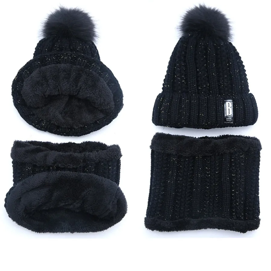 Wool Knitted Hats Women INS Hot Sale Beanie Caps