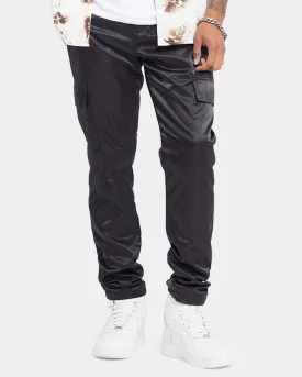 XXIII Veeti Satin Cargo Pants Black